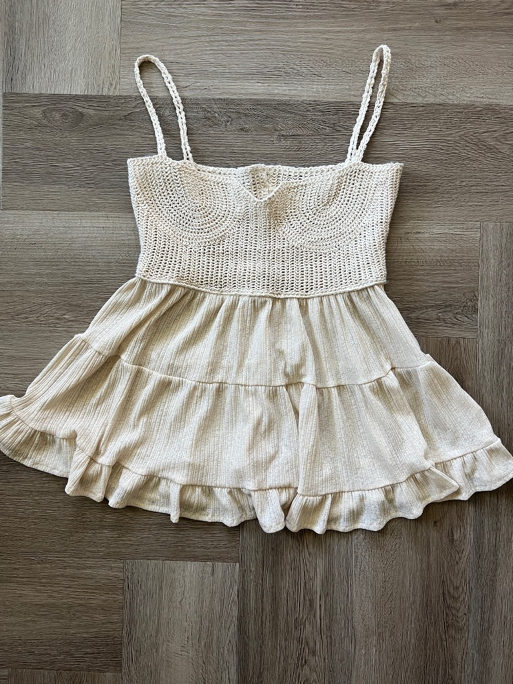 Women’s Fore Crochet Babydoll Tank